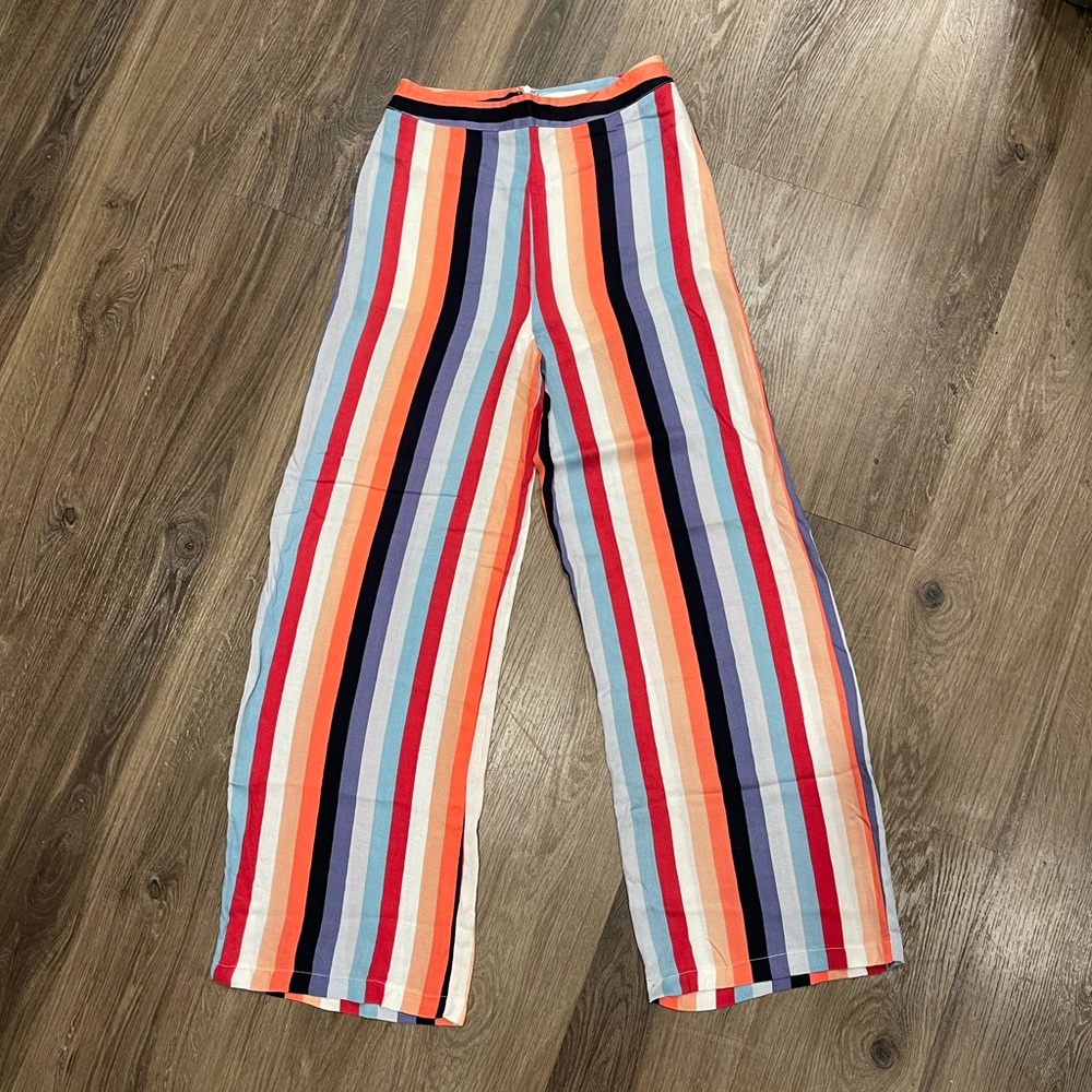 Striped Flowy Pants